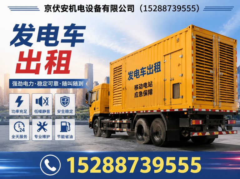 菏泽柴油发电机组出租展示图